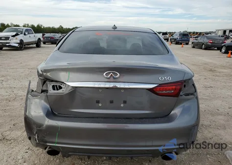 2018 Infiniti Q50 3.0T Luxe from USA, damaged, VIN JN1EV7AP5JM350376